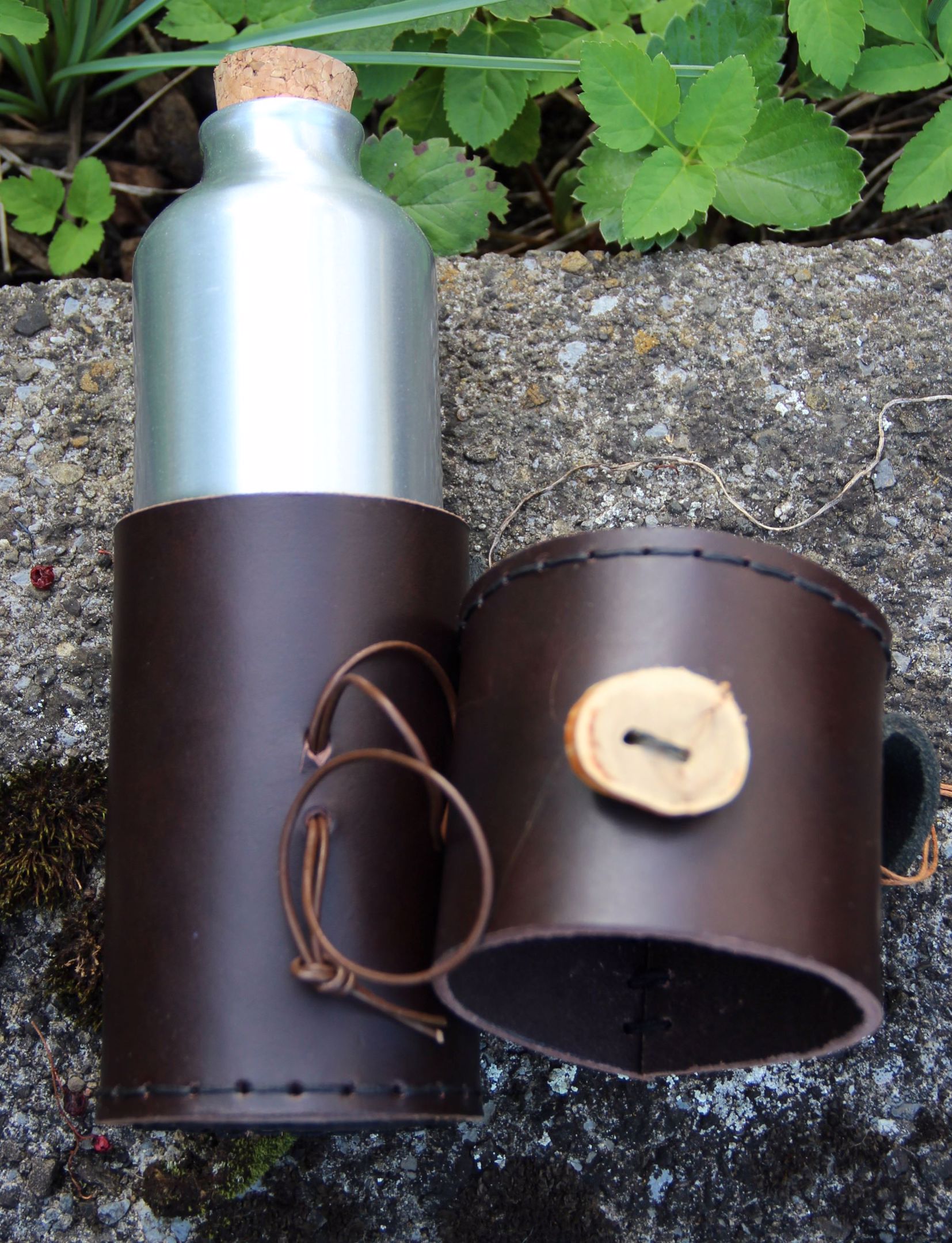 kleine braune Halterung