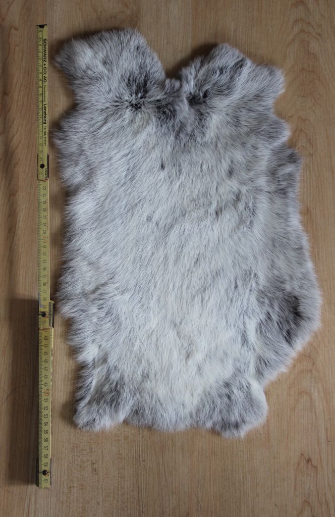 Hasenfell silber